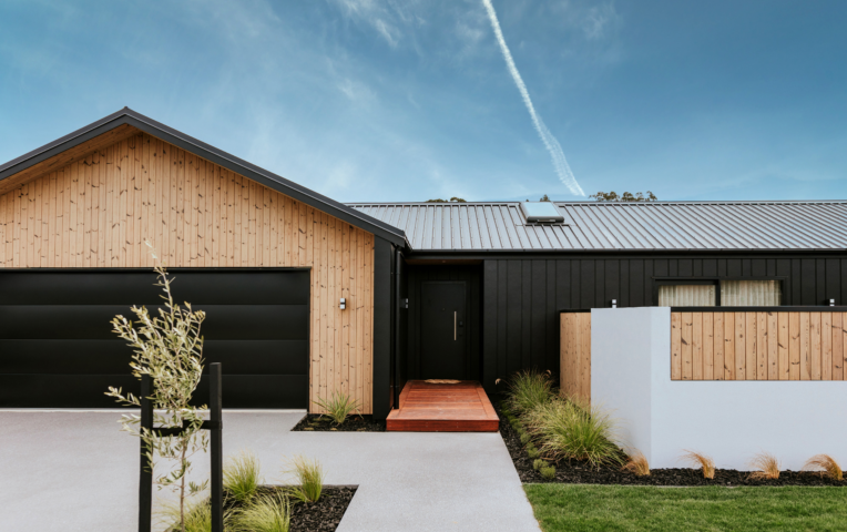 Mcbrimar Show Home 1 | Featuring TMT (Thermally Modified Timber) Taiga in VertiClad profile | JSC | Timber Cladding